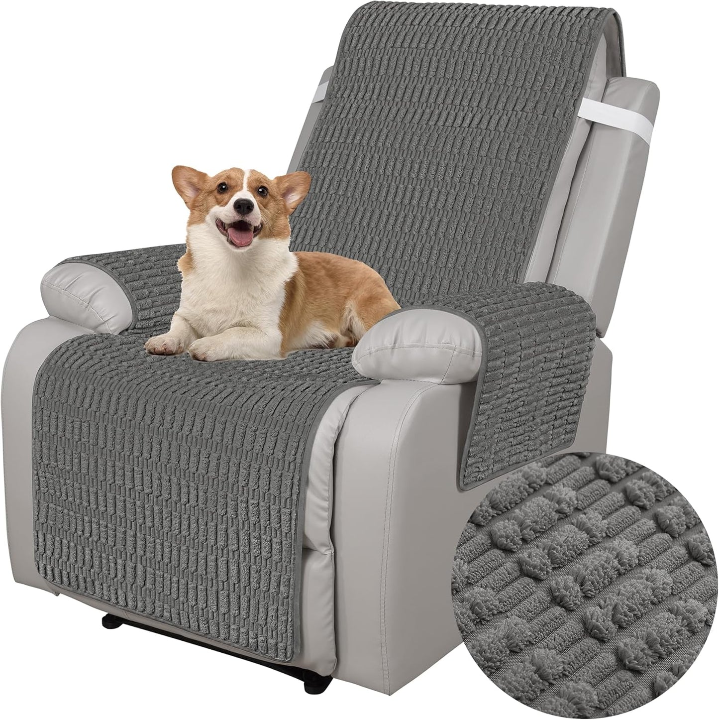 Recliner Chair Covers by Foxdecor - Non-Slip & Washable Protector