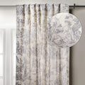 Maison d' Hermine Toile Cotton Curtain Panel 50 in x 84 in - Light
