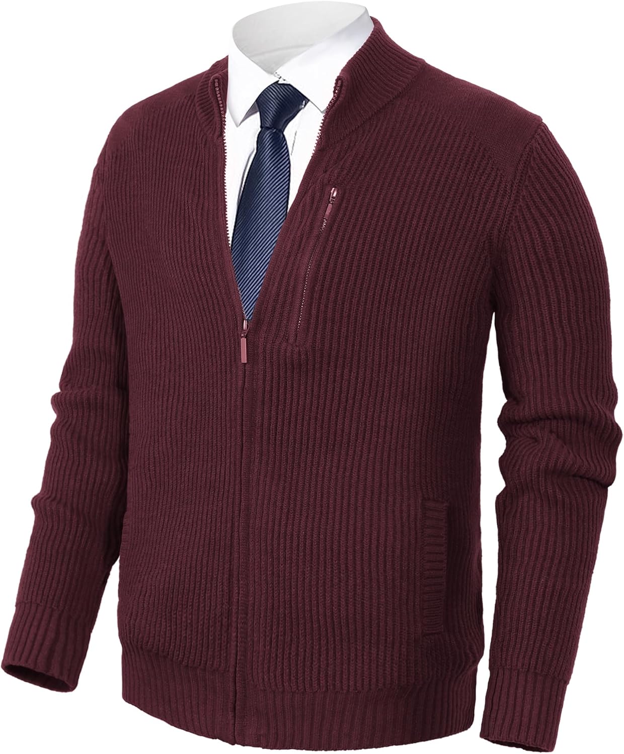 Pioneer Camp Men's Cardigan Sweater Full Zip with Pockets