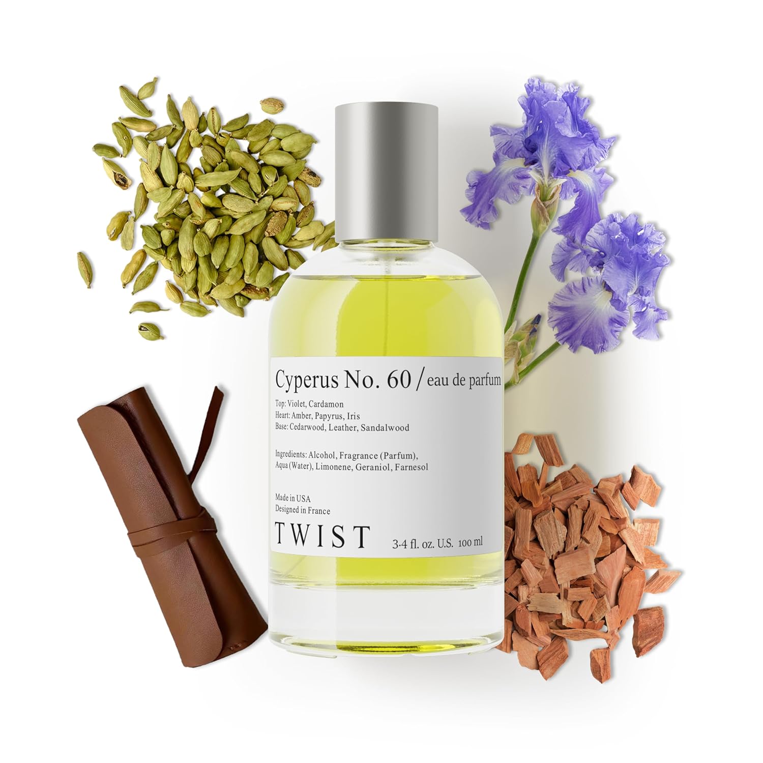 Twist Cyperus No. 60 Eau De Parfum - Unisex Long-Lasting Fragrance