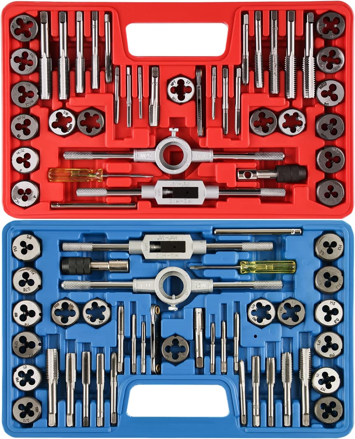 80pcs Tap and Die Set for Precision Rethreading and Repair