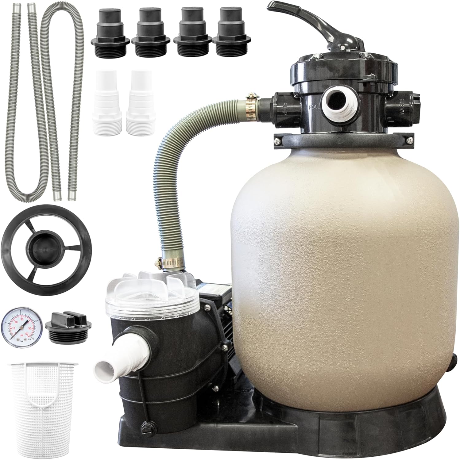 SWIMLINE HYDROTOOLS Complete Sand Filter System for Pools