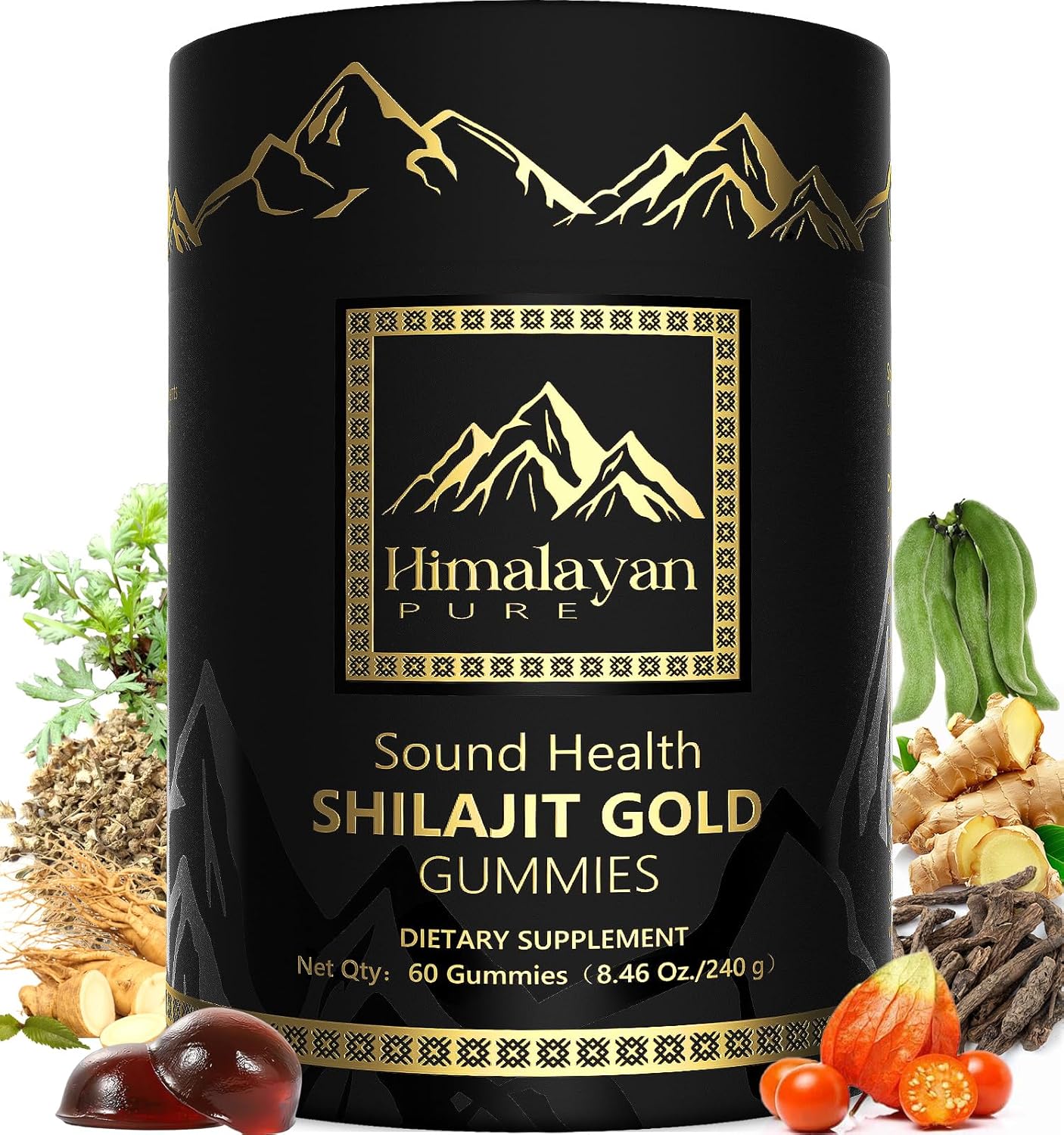 Pure Himalayan Shilajit Gummies for Energy and Recovery