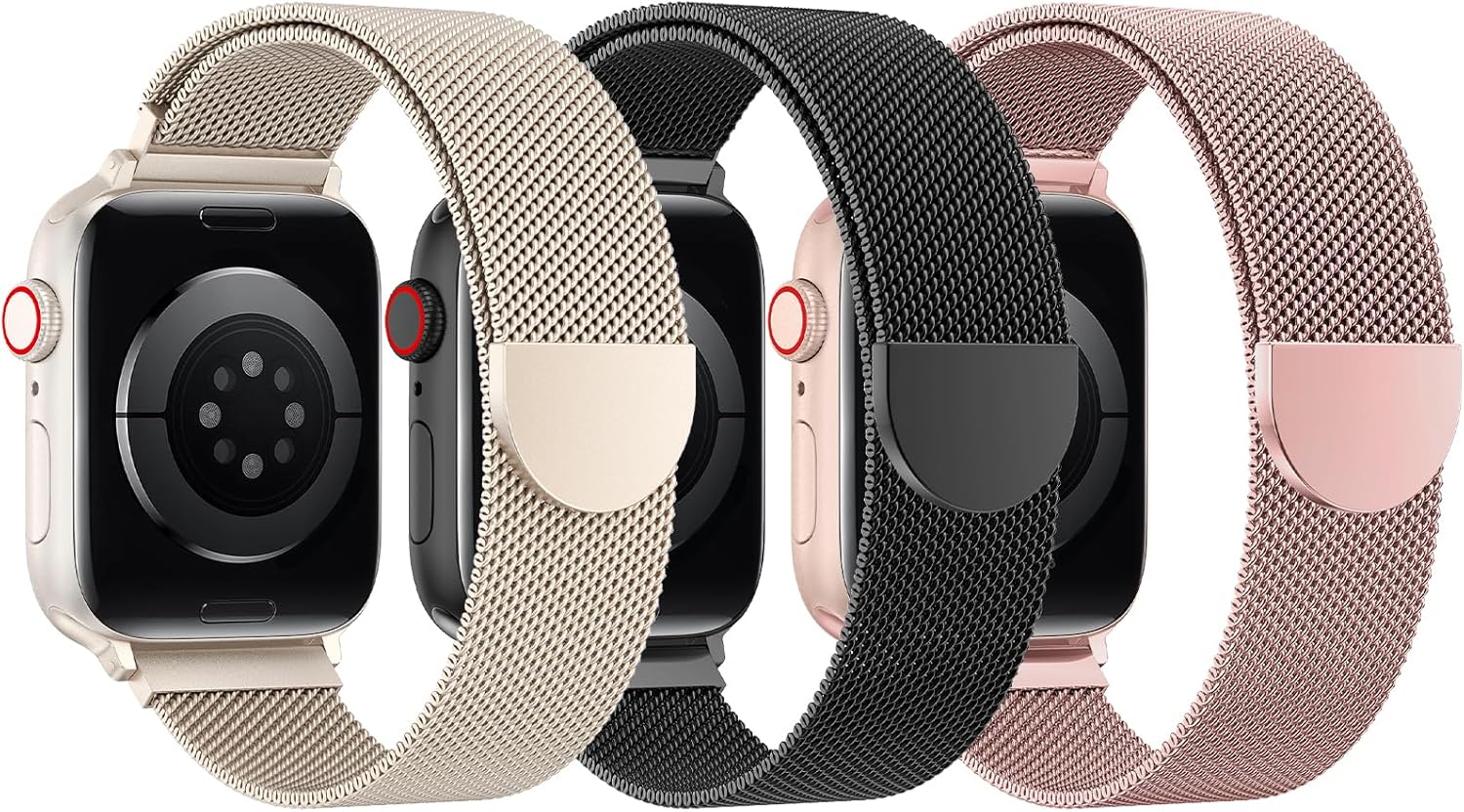 Stylish Stainless Steel Apple Watch Bands by BELONGME