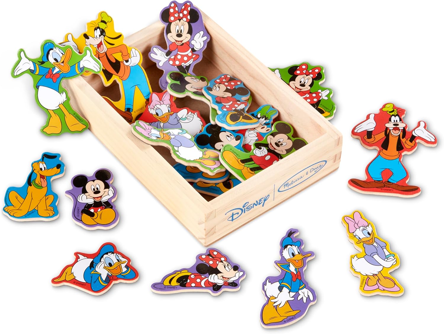 Melissa & Doug Mickey Mouse Fridge Magnets - 20 Cute Toddler-Friendly Pieces!