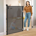 52 Tall X 55 Wide Retractable Baby Gates for Doorways - Extra Tall
