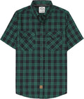Mens Short Sleeve Button Down Shirts - Bamboo Viscose Blend