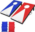 Portable Cornhole Set 2 ft x 1 ft - Travel Size Boards for Indoor Play
