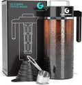 Deluxe Cold Brew Maker with Glass Carafe - Coffee Gator