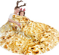 tortilla taco blanket 80 in burrito throw - realistic, soft wrap