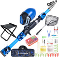 Kids Fishing Rod Set 170cm/5.6ft Telescopic Kit - All-in-One
