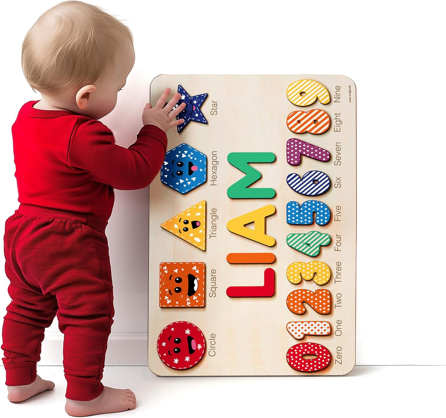 Personalized Name Puzzle - Unique Handmade Wooden Toy Gift