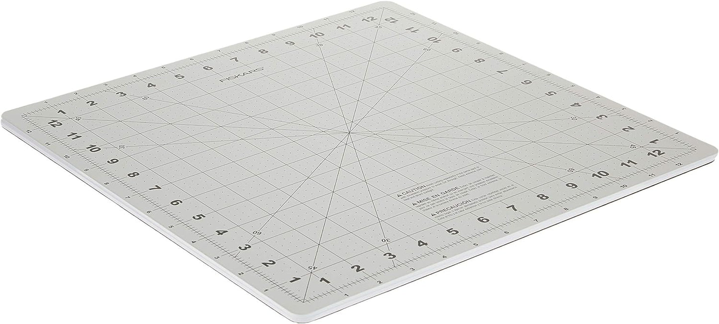 Fiskars 14 x 14 Rotating Cutting Mat for Quilting and Sewing