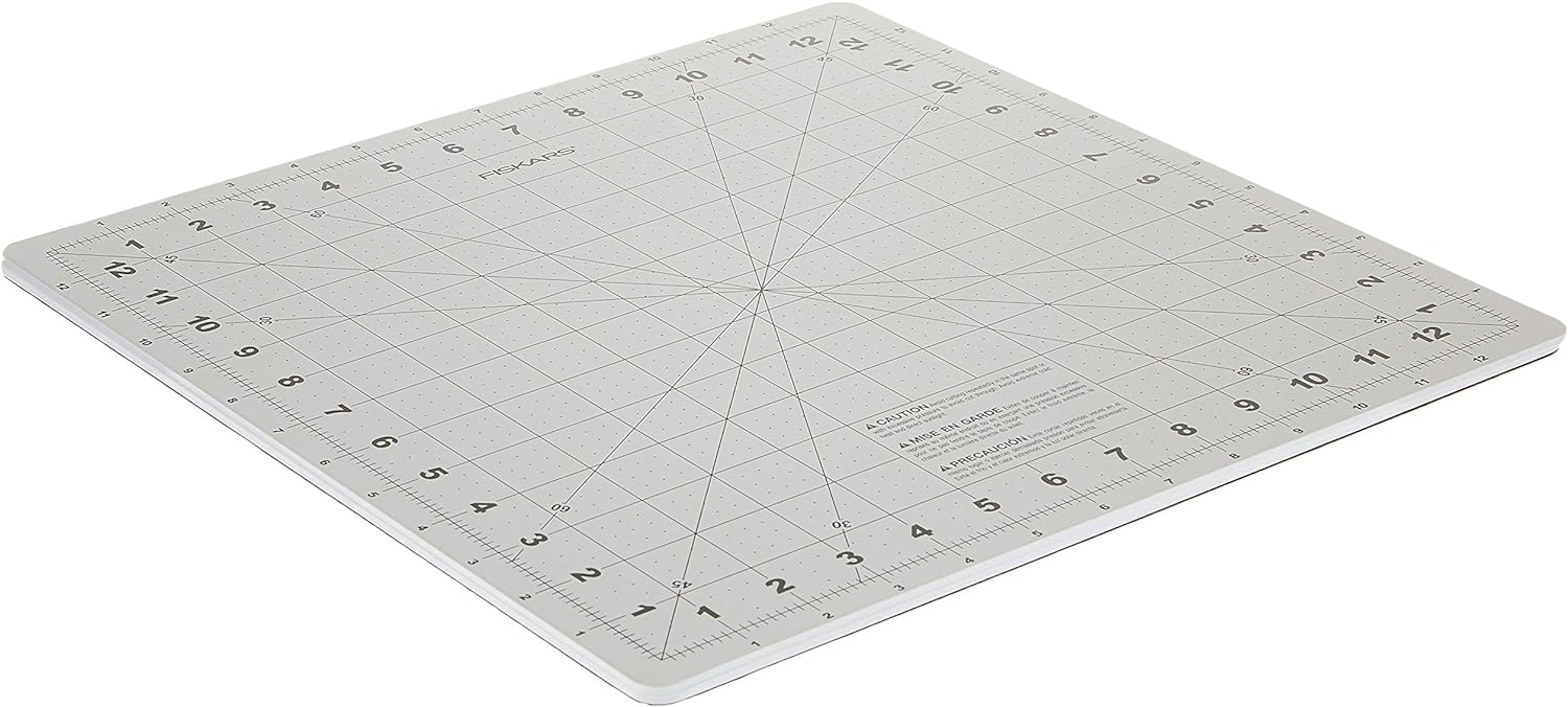 Fiskars 14 x 14 Rotating Cutting Mat for Quilting and Sewing