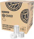 CIAO! Portion Cup Lids 62mm for 1.5oz and 2oz Cups - Clear Fit
