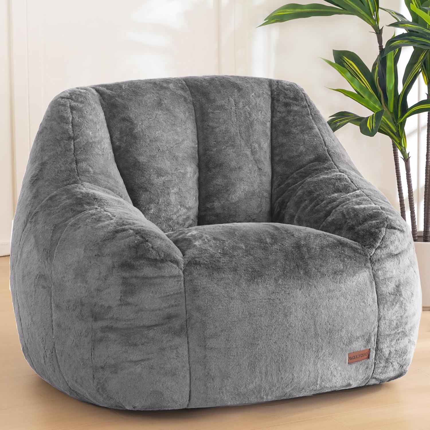 MAXYOYO Bean Bag Chair with Back Support for Ultimate Comfort