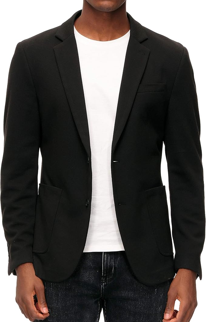 PJ PAUL JONES Men's Casual Knit Blazer Suit Jackets for Style