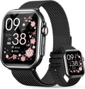 Smart Watch for Women Men Fitness 1.85in - 30 Days+ Battery Life
