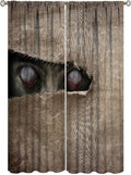 Spooky Blackout Horror Curtains - Halloween Room Upgrade