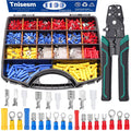 Tnisesm 1100pcs Wire Connectors Kit - Insulated Terminals