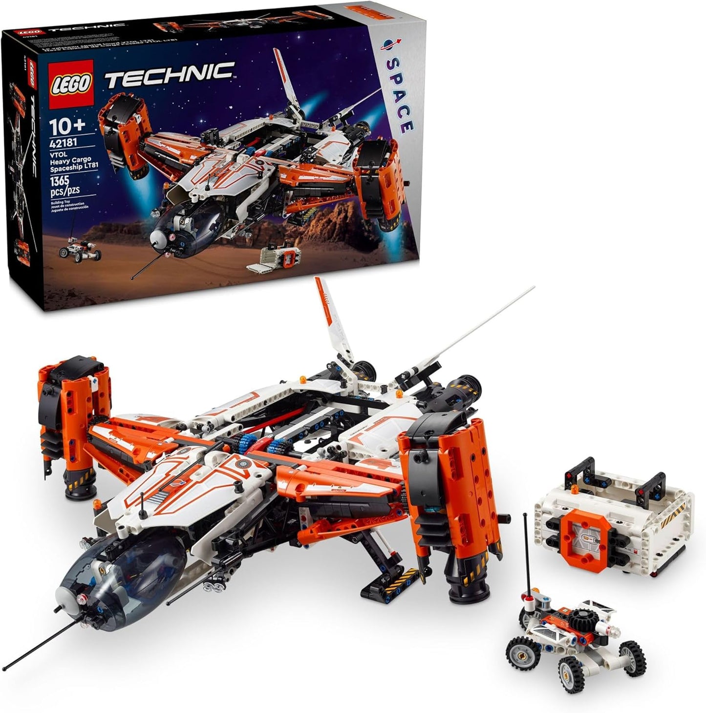 LEGO Technic VTOL Heavy Cargo Spaceship LT81 for Kids Fun