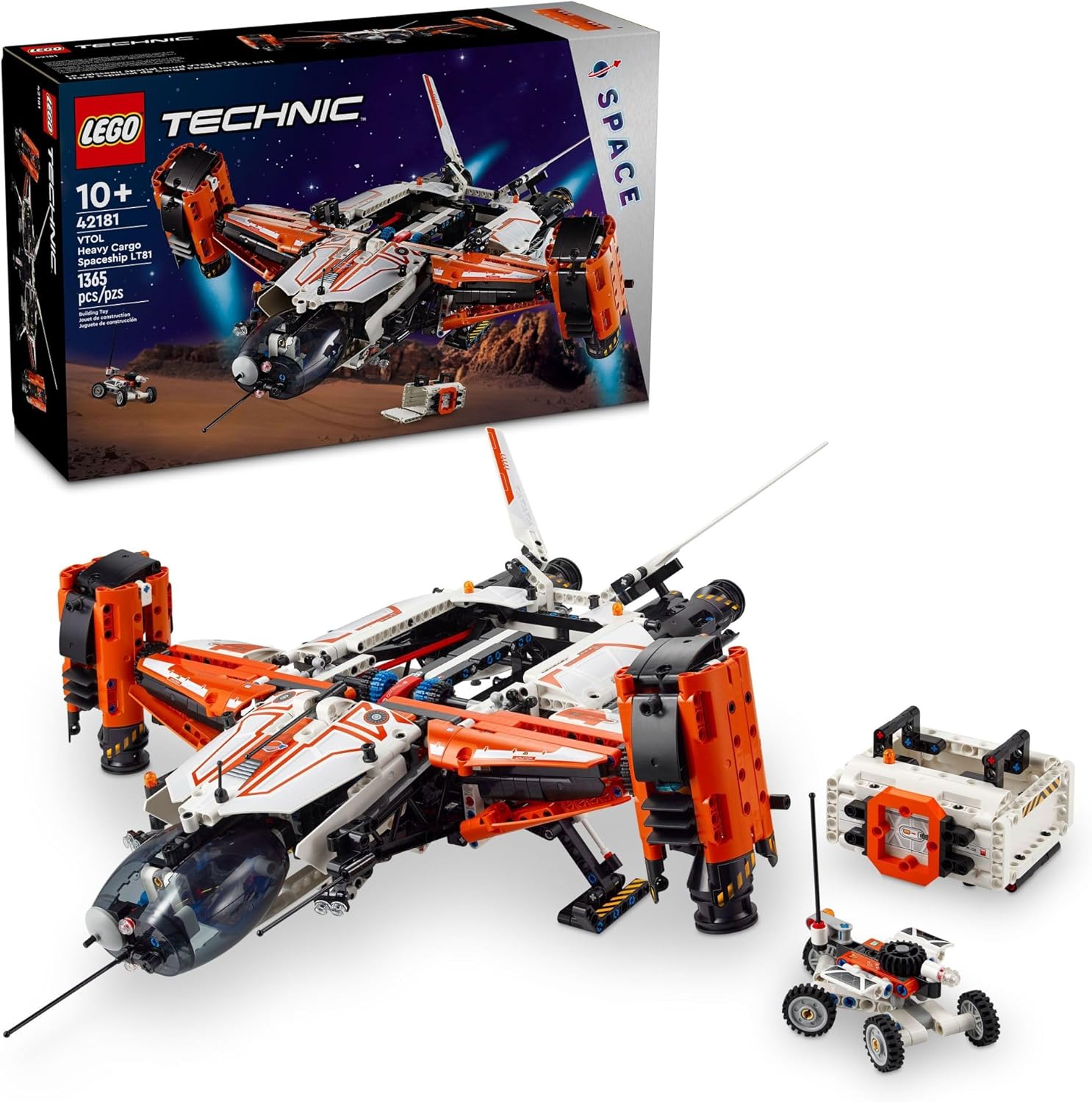 LEGO Technic VTOL Heavy Cargo Spaceship LT81 for Kids Fun
