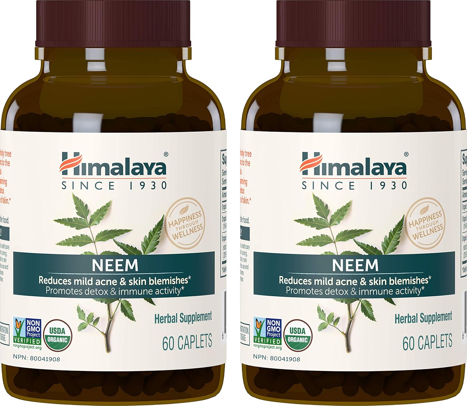 Himalaya Organic Neem Herbal Supplement for Clear Skin