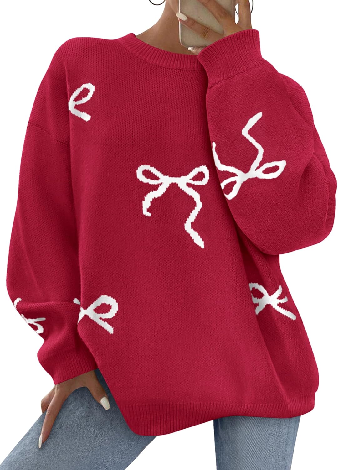 PRETTYGARDEN Fall Long Sleeve Pullover Sweater for Women