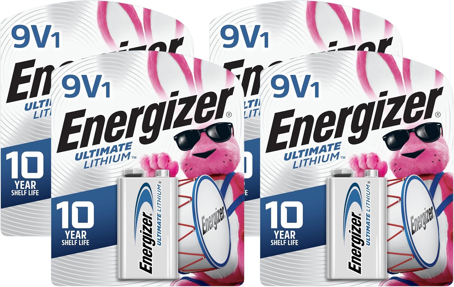 Energizer Ultimate 9V Lithium Battery for Smart Devices and More