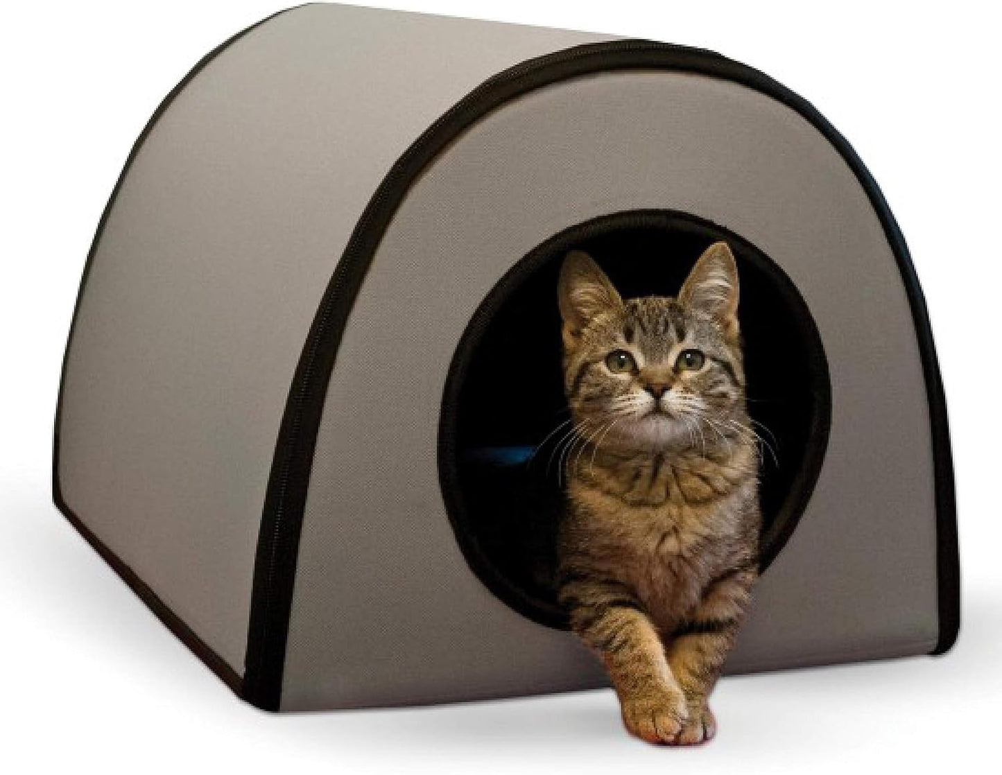 K&H Heated Outdoor Cat House - Weatherproof, Insulated & Cozy