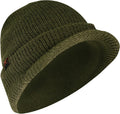 Wool Watch Cap with Brim Beanie Hat - Warm Winter Visor