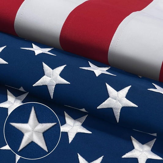 American Flag 6x10 Ft Ultra Durable Heavy Duty Spun Polyester