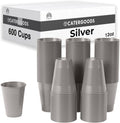 Party Solids Silver Plastic Cups 12 oz Pack Of 600 - Reliable Supply