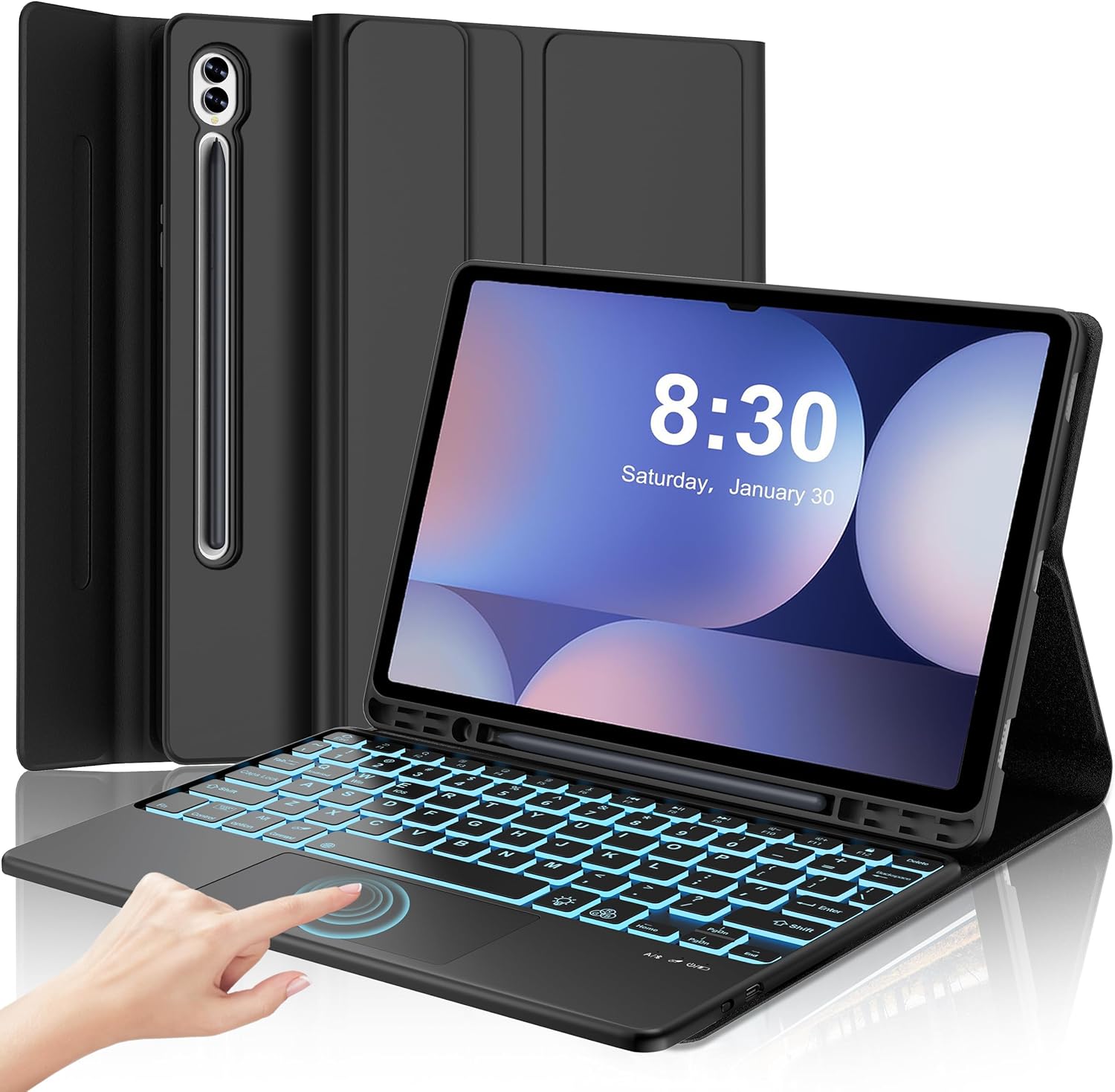 Keyboard Case for Samsung Galaxy Tab S10 Plus with Trackpad