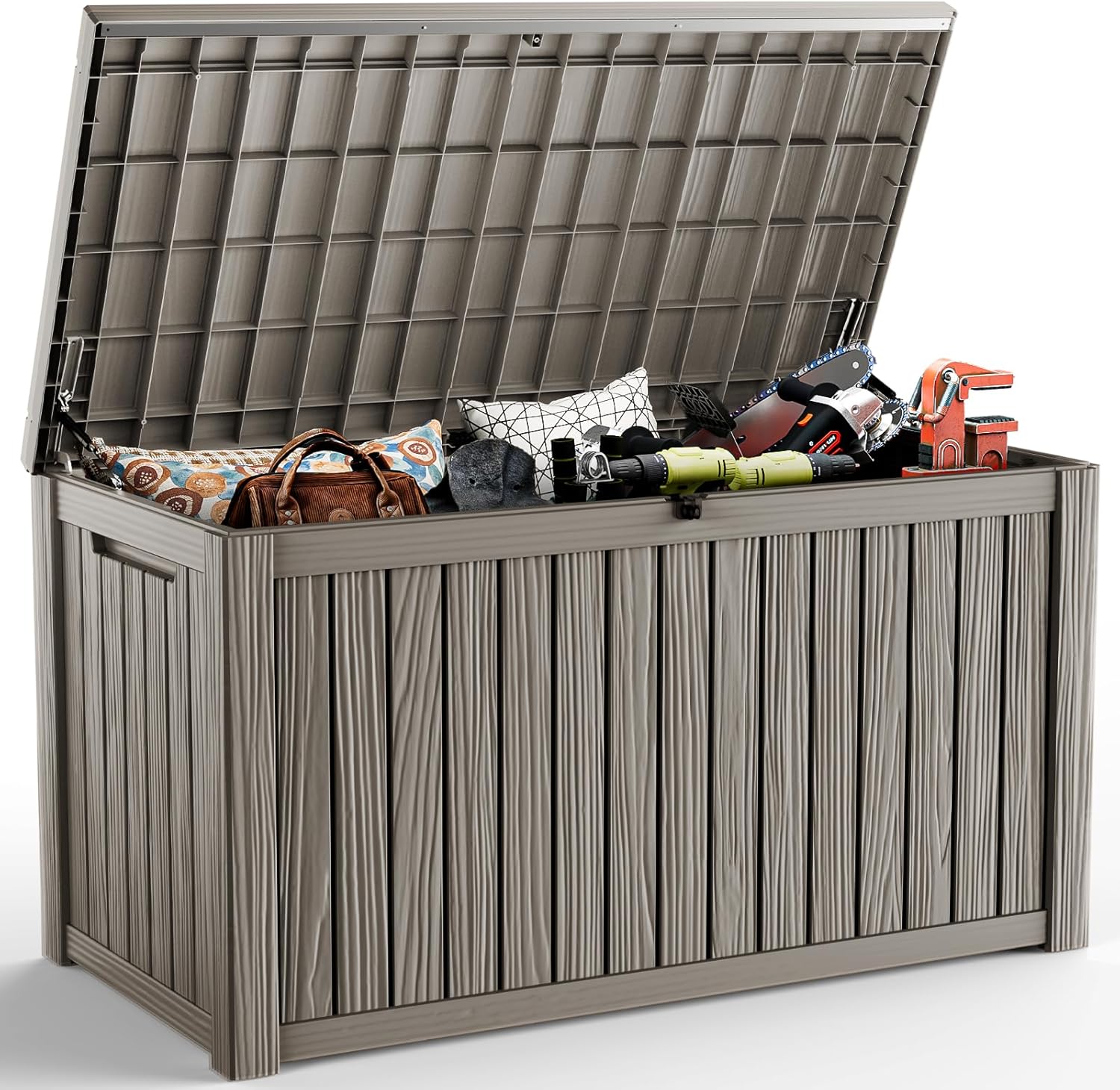 DRATO 180 Gallon Deck Box for Outdoor Storage and Organization