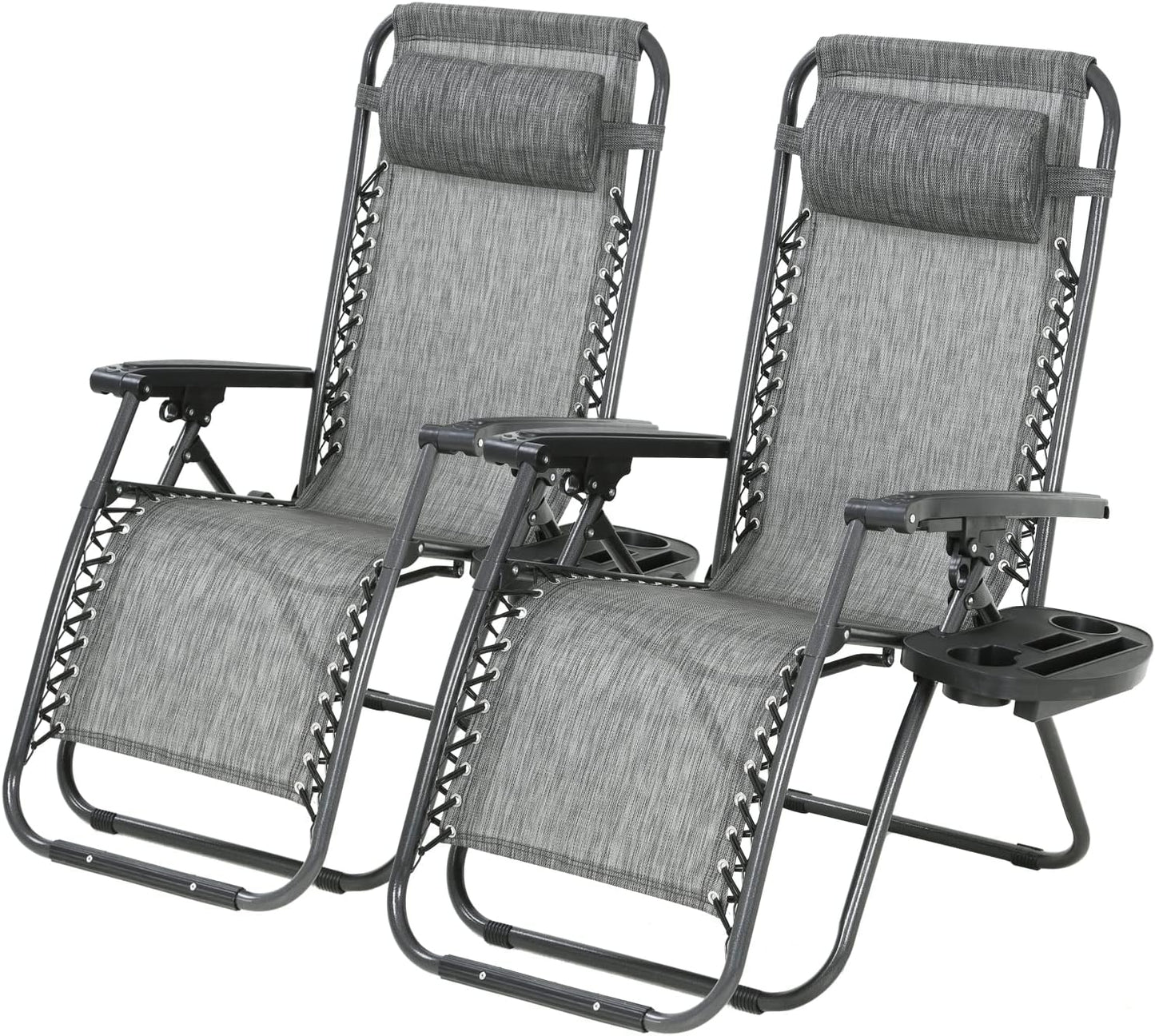Adjustable Zero Gravity Chair Set of 2 for Ultimate Relaxation