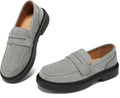 BEAUSEEN Women's Casual Loafers - Chic Suede Slip On Shoes