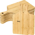 Zubebe 12 Pcs Bamboo Cutting Board Set 13 x 7 in - Custom Engrave