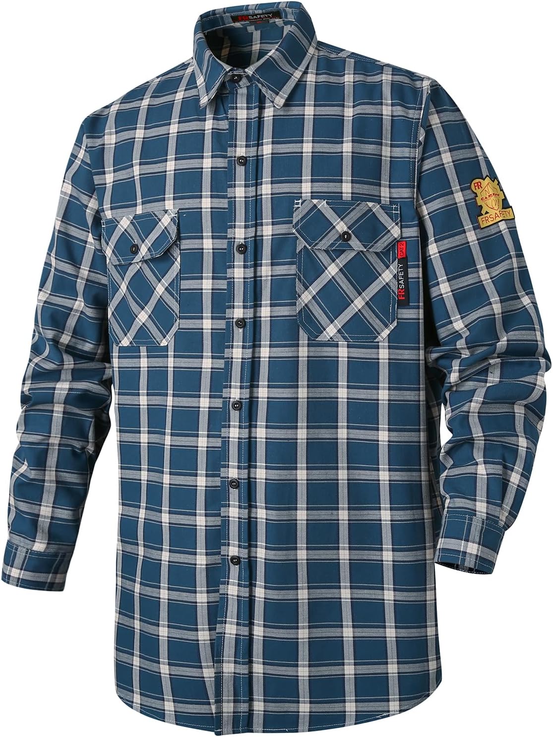 FR Shirts for Men - 7oz Fire Resistant Cotton Welding Shirt
