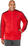 adidas Mens 3S Full-Zip Training Athletic Outerwear Casual Full