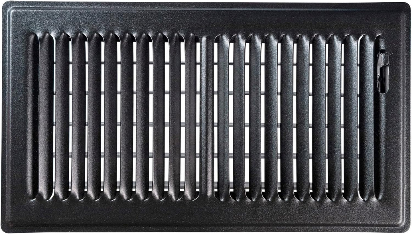 Premium Black 6x14 Floor Register for Efficient Air Distribution