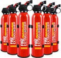 Fire Extinguisher for Home 6pack - Compact A B C K Water-Based Units