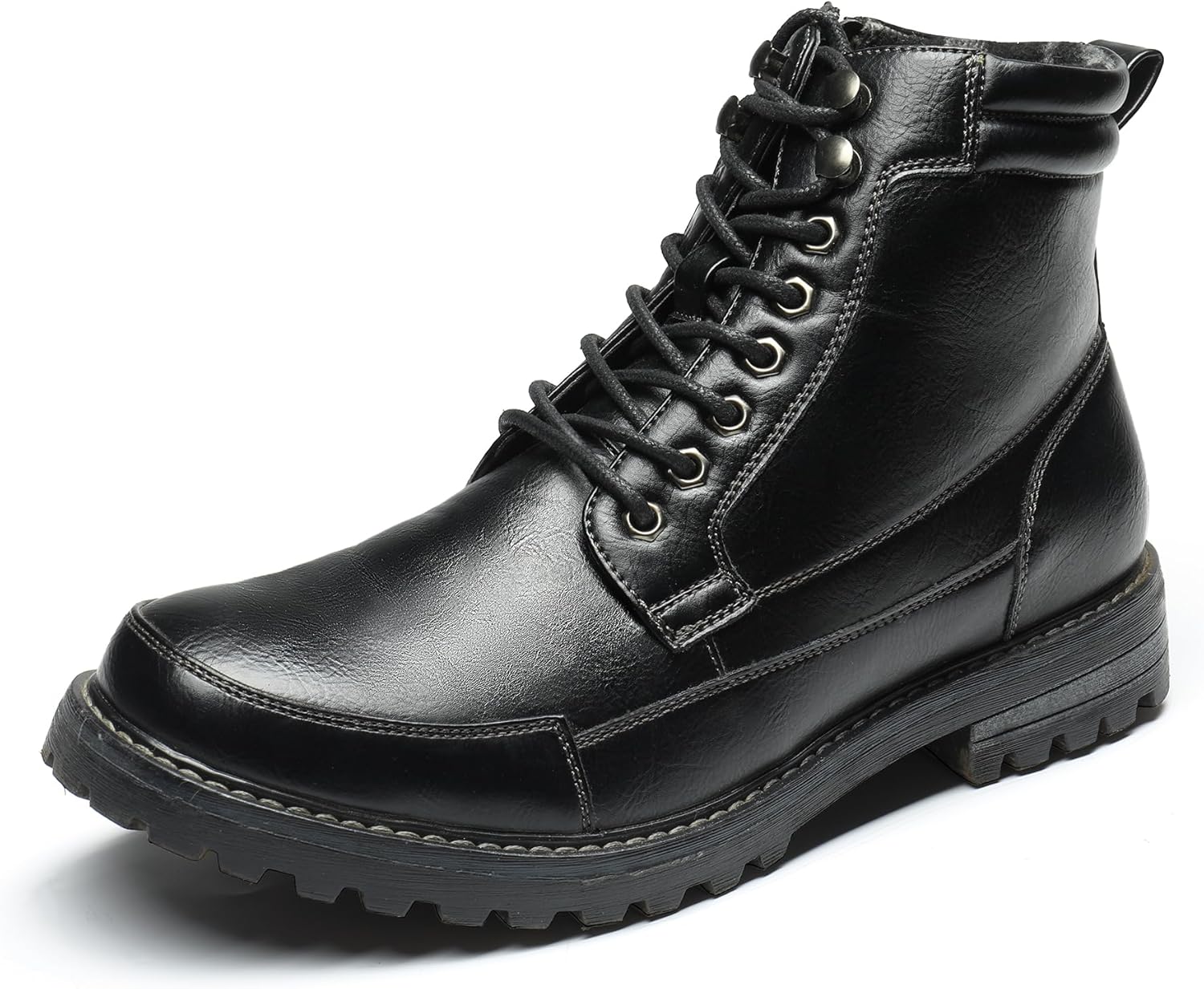 Bruno Marc Men Oxfords Motorcycle Boot for Stylish Comfort