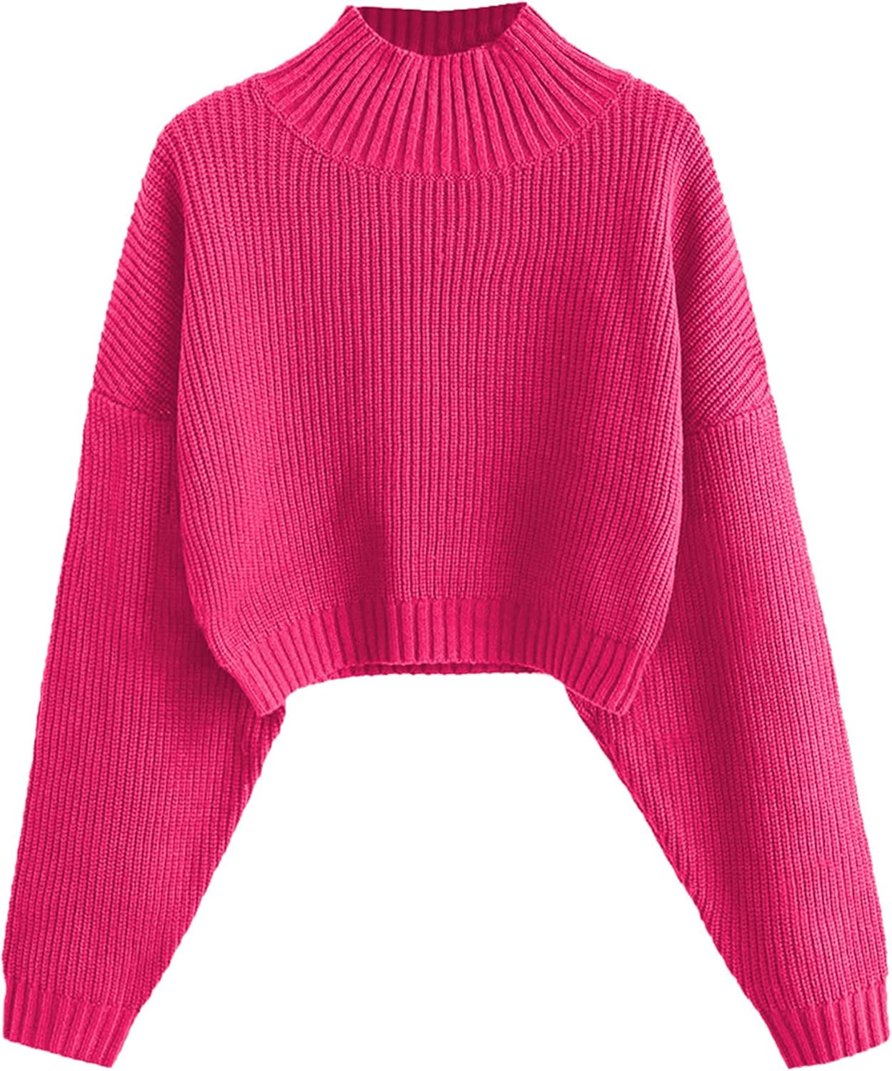 ZAFUL Women's Cropped Turtleneck Sweater for Stylish Comfort