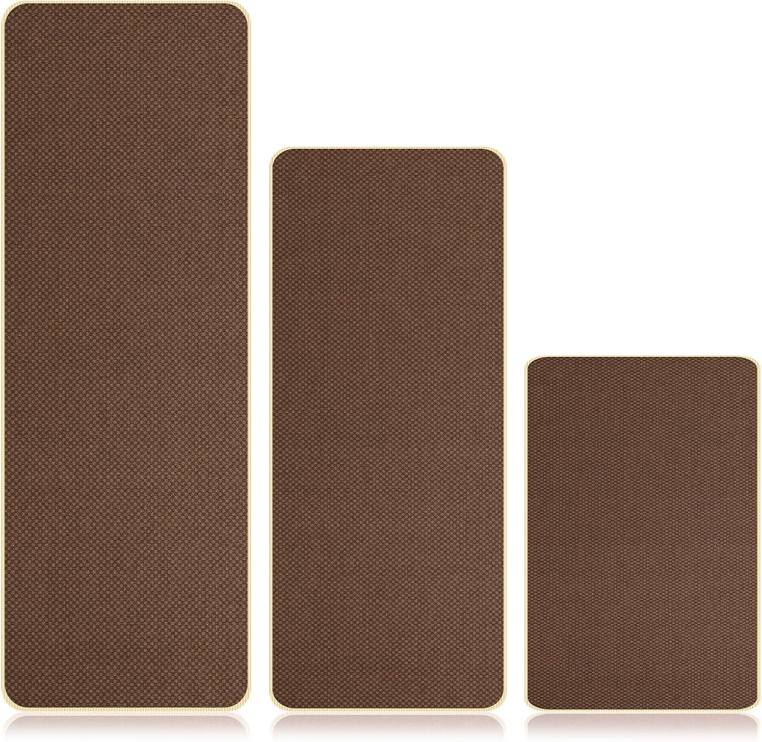 Kitchen Rugs Sets of 3 Non Slip Absorbent Stain Resistant Mats