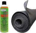 Polymat 10 ft x 45 in Charcoal Felt Carpet Roll - Durable Speaker