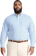 Comfort-Focused Long Sleeve Shirt for Big and Tall Men by IZOD