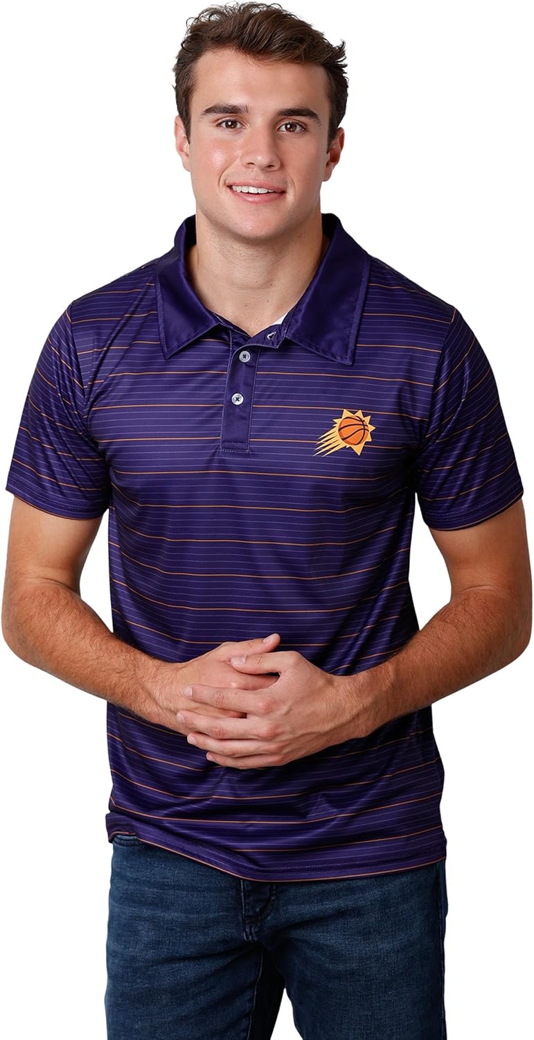 FOCO NBA Mens Team Logo Polo Short Sleeve Polyester Shirt Review