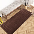 Dirt Trapping Door Mat 24 in x 59 in Brown - Low Profile Entry Rug