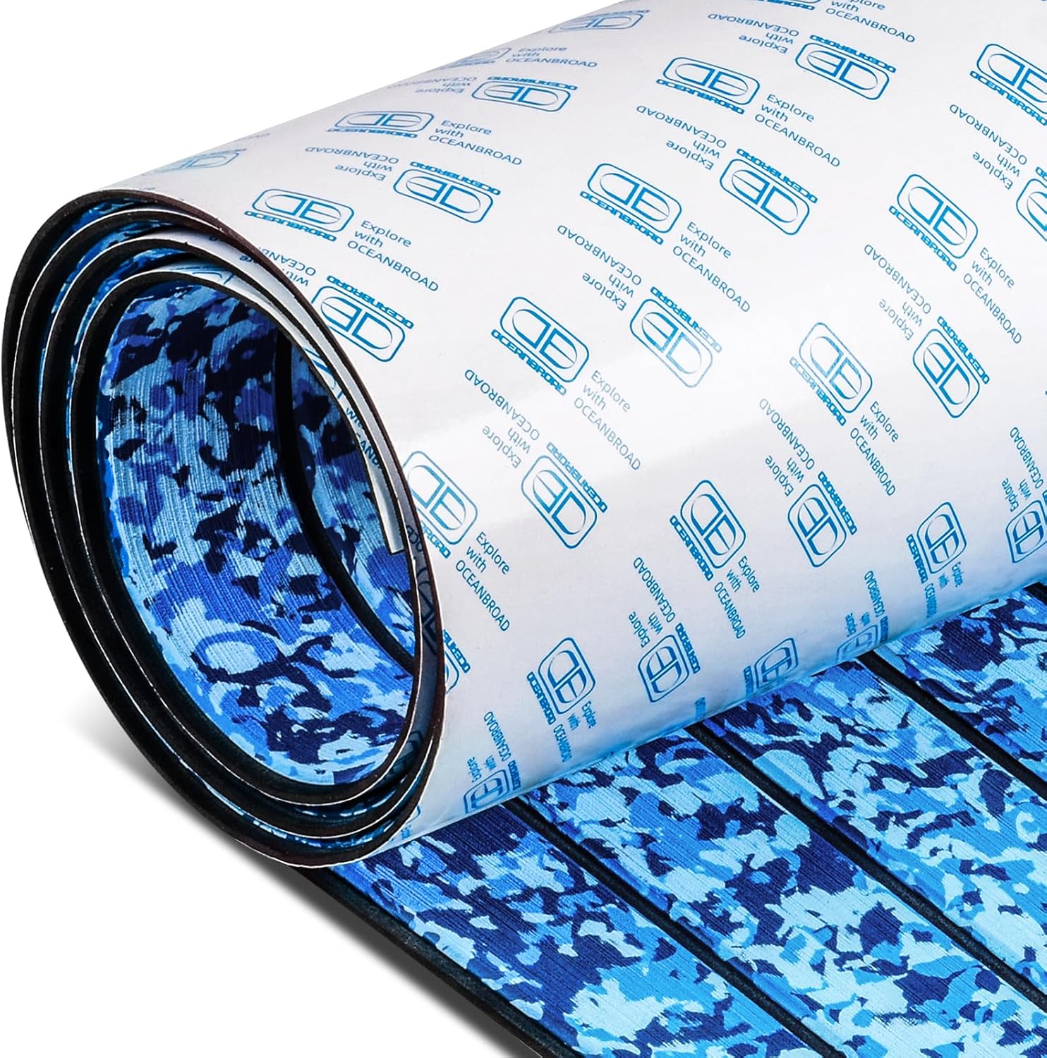 OCEANBROAD Camo Boat Flooring Self-Adhesive EVA Foam Decking